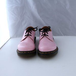 Dr Martins Air Wair Pink Patent Leather Oxfords Woman's Size 11